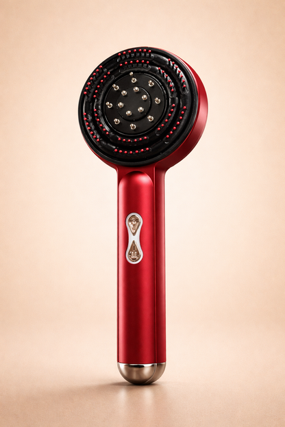 Brosse massante électrique avec diffusion de soins