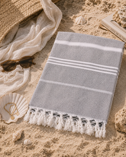 Serviette de plage estivale européenne – 100×180 cm